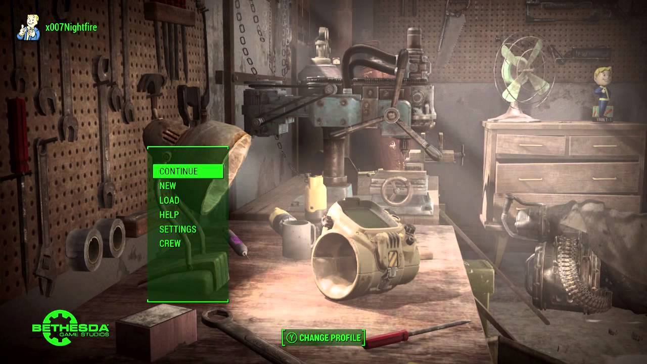 Fallout Menu