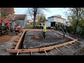 24' x 24' Garage Build - Footing dig & monolithic slab pour