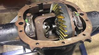 Removing spider gears and axle shafts