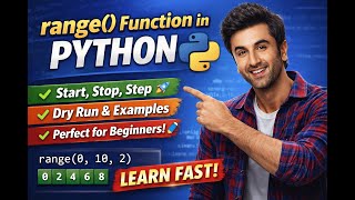 range() in Python 🔁 | Start, Stop, Step Explained
