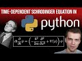 Time-Dependent Schrodinger Equation in Python: Two Different Techniques