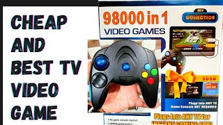 98000 in 1 Built-in Video Games - Plugs Into Any TV for Instant Gaming | CHEAT AND BEST VIDEO GAME