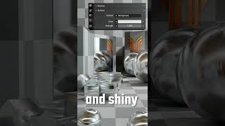 Instantly improve the look of metallic reflections #blender #blender3d #3dart