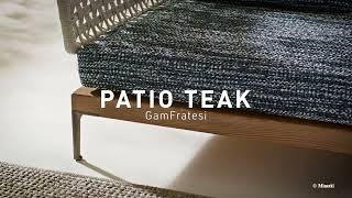 Minotti 2022 Collection - Patio Teak by GamFratesi