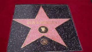 Sir Ben Kingsley Star on the Hollywood Walk of Fame