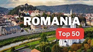 Top 50 Best Places to Visit In Romania | 4k | Romania Travel Guide