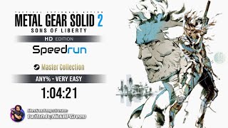 Metal Gear Solid 2 Speedrun - Master Collection Any% Very Easy - 1:04:21