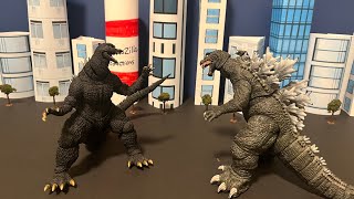 Godzilla GMK vs Godzilla Final Wars Stop Motion