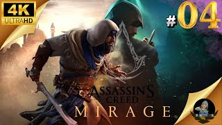 ASSASSIN'S CREED MIRAGE 4K PC Walkthrough Gameplay Part 4 - Malayalam Commentary || Gamer_anz