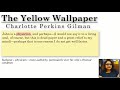 the yellow wallpaper by charlotte perkins gilman complete analysis