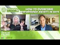 how to overcome performance anxiety in days with celebrity hypnotherapist tim shurr