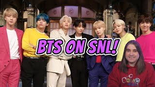 Reacting to BTS ON SNL! Performances + Behind Scenes!