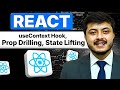 UseContext Hook | State Lifting | Props Drilling | ReactJS Full Course #10