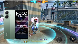 poco x7 pro 5g Free Fire Test. Poco x7 pro 5g free fire headshot setting | ff max poco