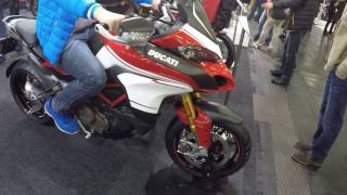 Ducati Multistrada 1200 pikes peak adventure touring cruiser bike new model walkaround K1170