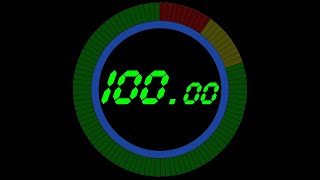 circle 100 second timer countdown alarm🔔