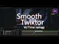 Easy to Understand Smooth Twixtor W/Time remap // After Effects 2021