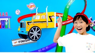 예준이의 아메리칸 트럭 자동차 조립놀이 장난감 색칠놀이 American Truck Car Toy Assembly with Game Pla