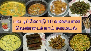 பல டிப்ஸோடு 10 வகையான வெண்டைக்காய் சமையல்