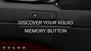 Seat Memory | Volvo Cars