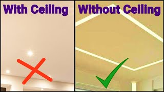 WITHOUT False Ceiling Lighting Ideas : SAVE 100 % Money & Time