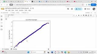 Create a qq plot with Python