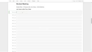 15. Python Data Science - Boolean Masking Machine Learning