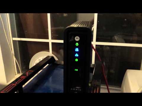 Motorola SBG6580 cable modem, router, and access point Motorola SBG6580 cable modem, router, and access point