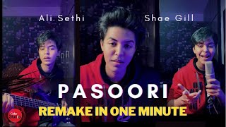 Remaking PASOORI in One Minute | Ali Sethi X Shae Gill | Coke Studio