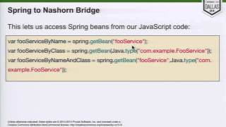 Server-side JavaScript with Nashorn and Spring