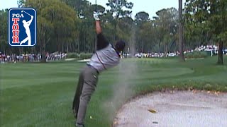 Tiger Woods incredible bunker shot at 1999 RBC Heritage