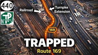 The Highway Trapped Between a Railroad and the Turnpike | NJ 440