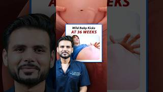 Baby movement Inside Mothers Womb | 36 weeks pregnant #pregnancy