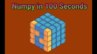 Numpy in 100 Seconds