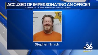 Man arrested for allegedly impersonating an officer