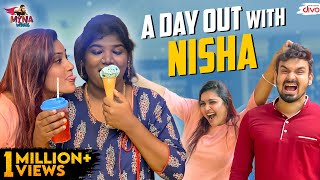 A Day Out With Nisha | Myna Nandhini and Yogesh Fun Atrocities With Nisha | Myna Wings