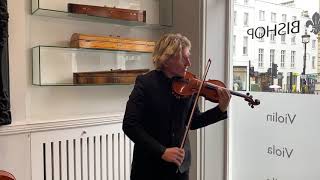 Violin Demonstration of Ciaccio 2019 | Bishop Instruments and Bows