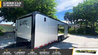 8.5x24 ATC Aluminum Enclosed Trailer offered by Load Runner Trailers