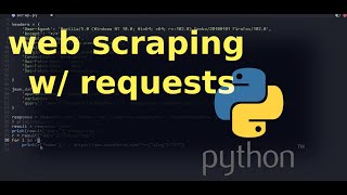 - Web Scraping with python (requests) #data_skill_1
