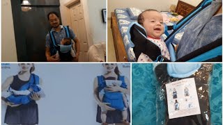 Baby carrier bag | Chinmay kids l very useful, how to use first time😊