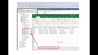 MS SQL Server - Management Studio - Import excel sheets as tables into database