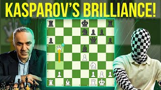 Kasparov’s Stunning Queen Sacrifice! Blitz Battle vs Rey Enigma