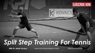 Split Step Training \u0026 Demonstration By Dr. Kovacs in a Live Teaching Lesson With Real Players