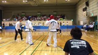 東日本予選会2017 Sparring -64kg Final 曺洙聖 VS 松井 2R