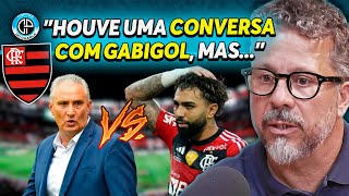 BASTIDORES DO GABIGOL NO BANCO COM TITE NO FLAMENGO