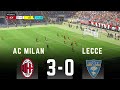 AC MILAN VS LECCE 3-0  | SERIE A 2024 | SIMULAZIONE