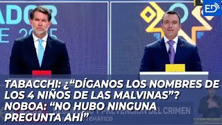 TABACCHI: ¿“DÍGANOS LOS NOMBRES DE LOS 4 N1Ñ0S”? - N0B0A: “NO HUBO NINGUNA PREGUNTA AHÍ”