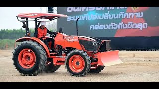 MU5702 57-HP 4WD Kubota Working On Dozer Video From Thailand