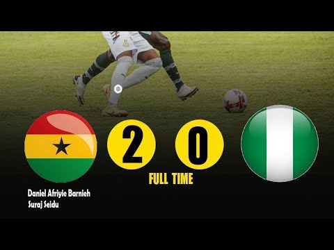 GHANA VS NIGERIA LIVE | CHAN QUALIFIERS FIRST LEG - YouTube