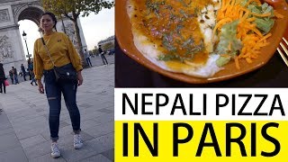 Nepali Pizza in Paris, Newari food and Dalle khursani